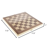 Toy Time Chess Set with Folding Wooden Board