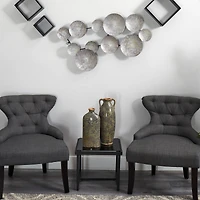 3ft. x 2ft. Galvanized Textured Plates Antique Wall Art