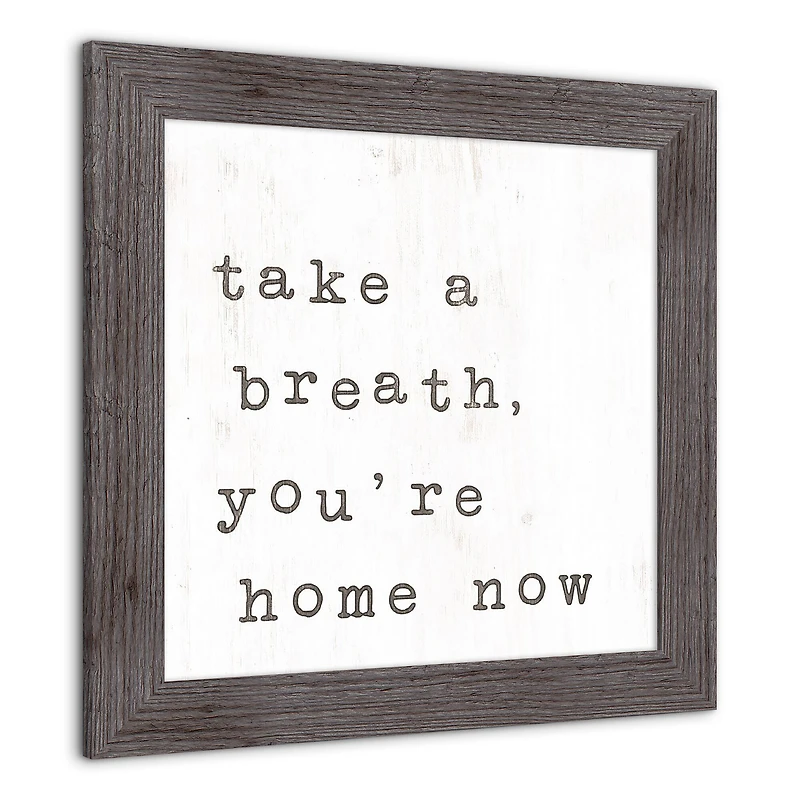 You're Home Now Framed Print