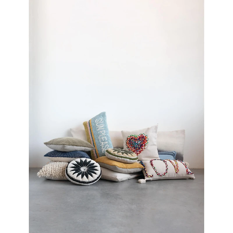 Hello Honey® Sun Please Cotton Striped Pillow