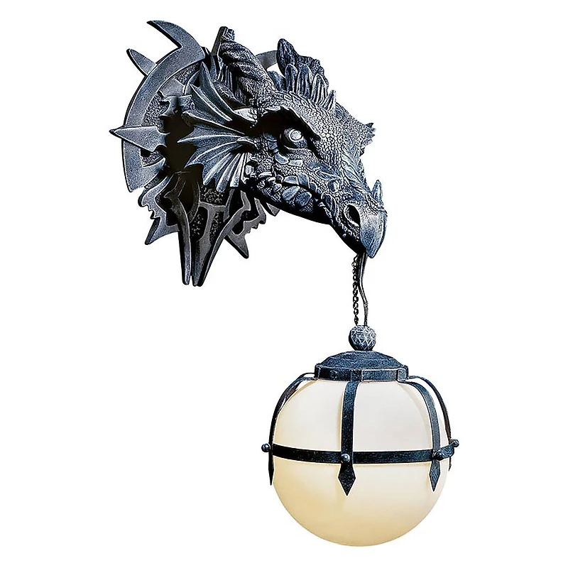 Design Toscano 17" Castle Dragon Electric Wall Sconce