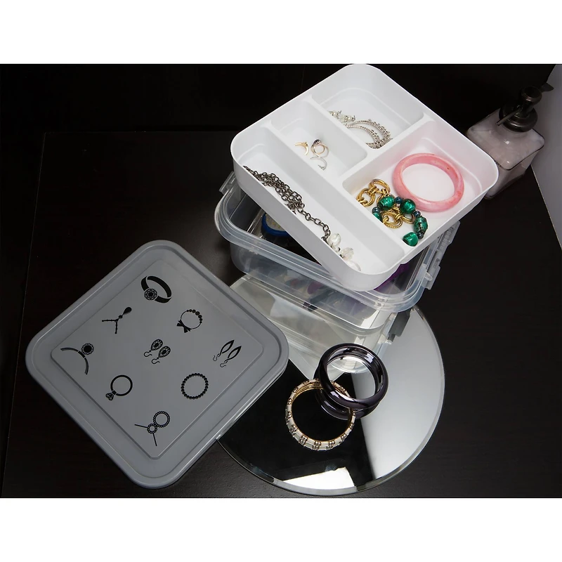 Simplify 10.25" Stackable Storage Organizer