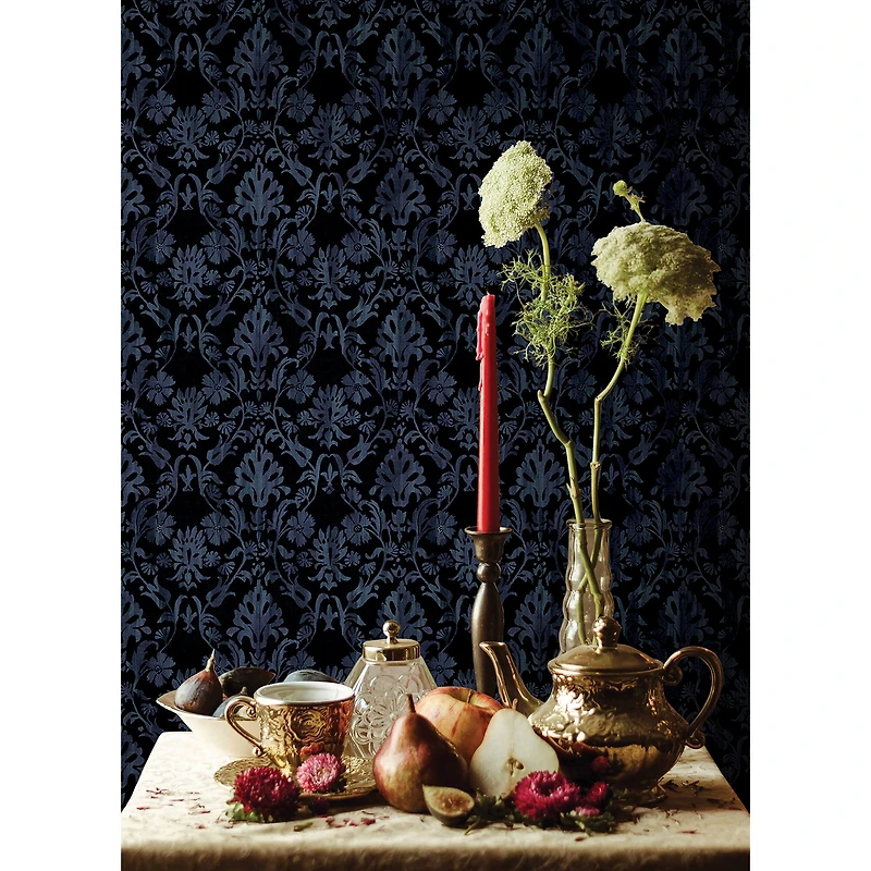 RoomMates Blooming Damask Peel & Stick Wallpaper