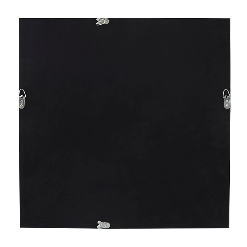 Brown Wood Contemporary Shadow Box, 24" x 2" x 24"