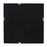 Brown Wood Contemporary Shadow Box, 24" x 2" x 24"