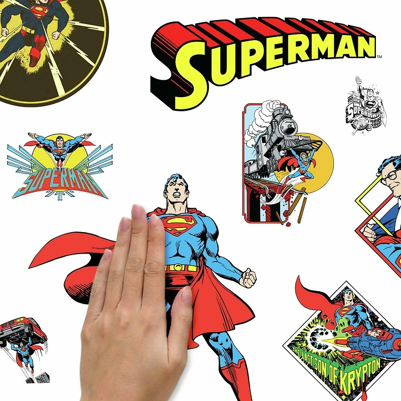 RoomMates Classic Superman Characters Peel & Stick Wall Decals