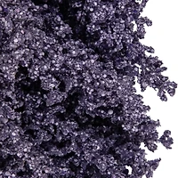 17.5" Artificial Lavender Heart Spring Wreath