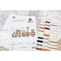 Luca-s Train Journey Counted Cross Stitch Kit