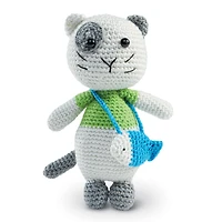 6 Pack: Intermediate Cat Amigurumi Crochet Kit by Loops & Threads®