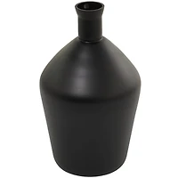 The Novogratz Black Glass Vase 9" x 9" x 15"