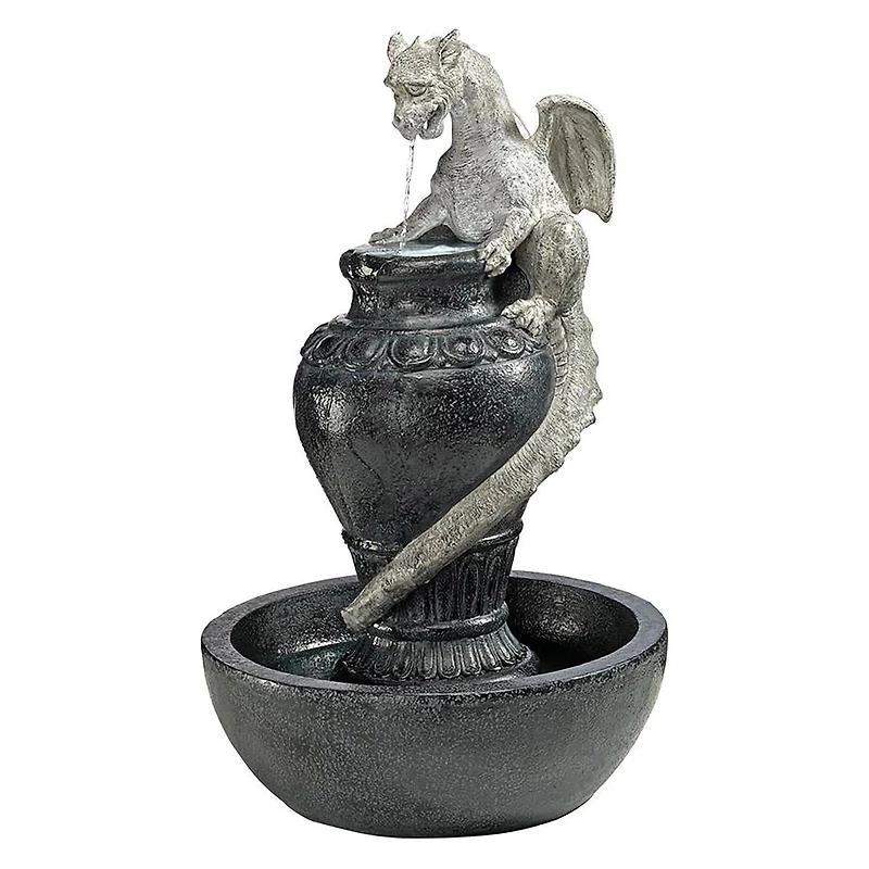 Design Toscano The Viper Dragon Sculptural Fountain