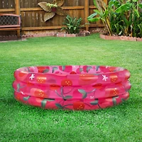 PoolCandy 5ft. Strawberries & Cherries Inflatable Sunning Pool