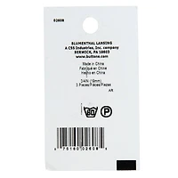 LaMode 3/4" Gold Flat Shank Buttons, 3ct.