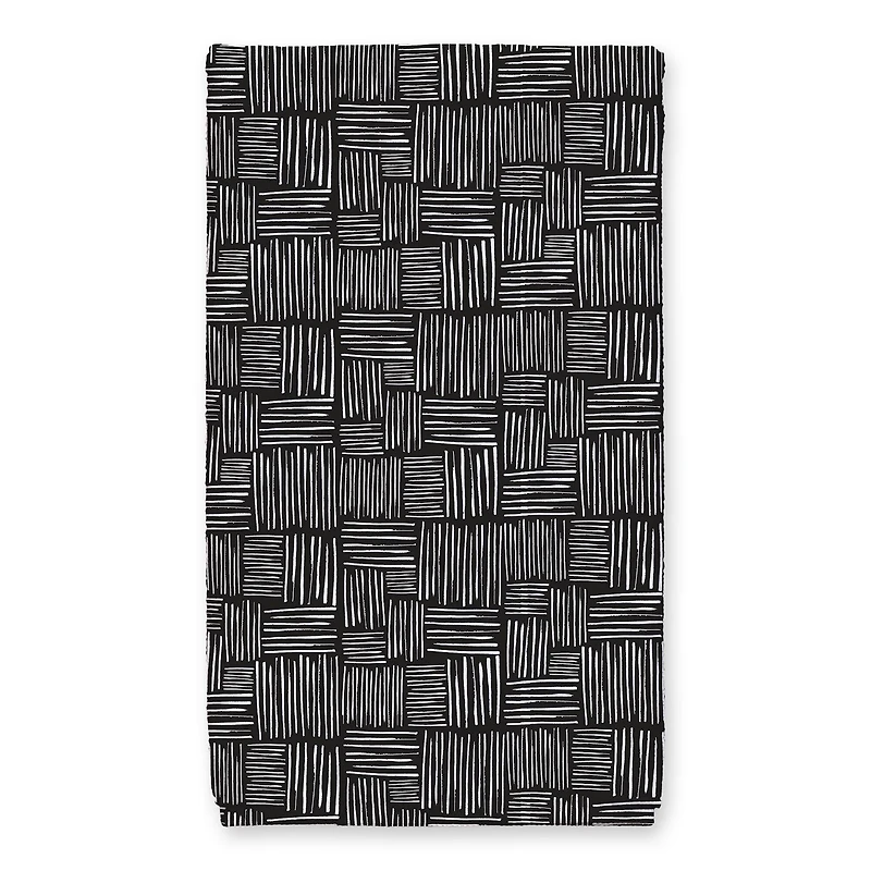 Block Print Cherries 16" x 25" Tea Towel - Set of 2