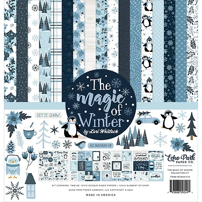Echo Park The Magic Of Winter Collection Kit, 12" x 12"