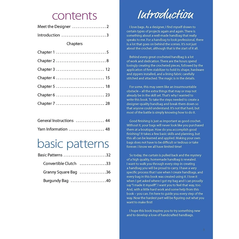 Leisure Arts® Handcrafted Handbags Book #1 Basics