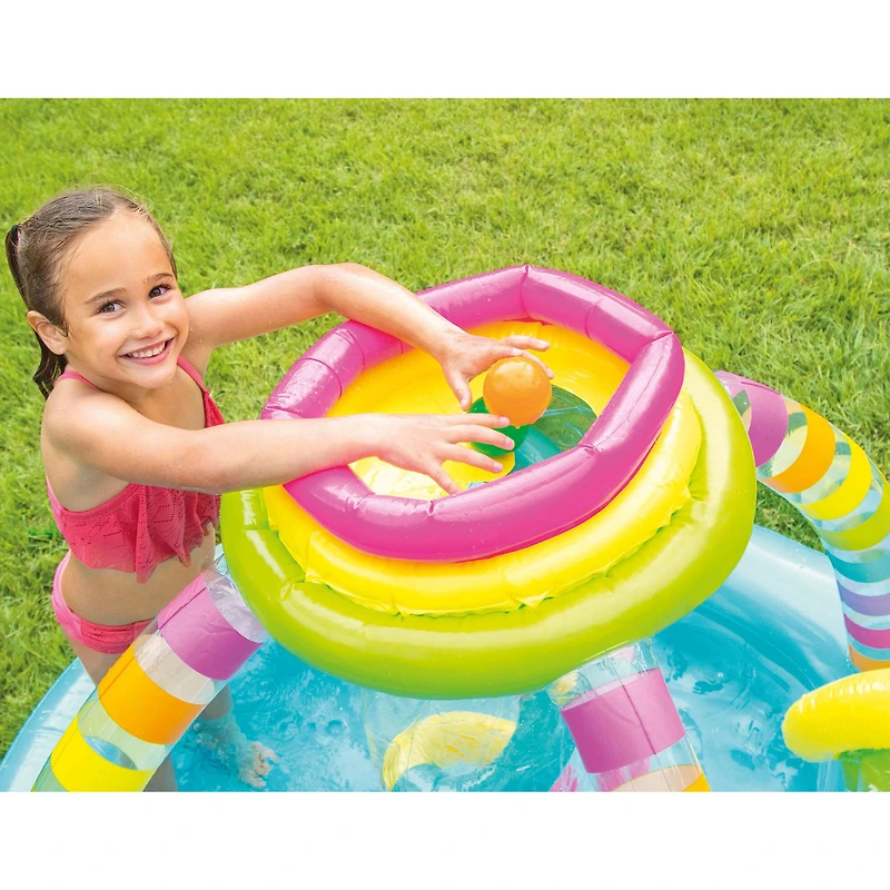Intex® Rainbow Funnel Inflatable Play Center