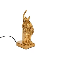 Hello Honey® 20" Gold Lion Table Lamp