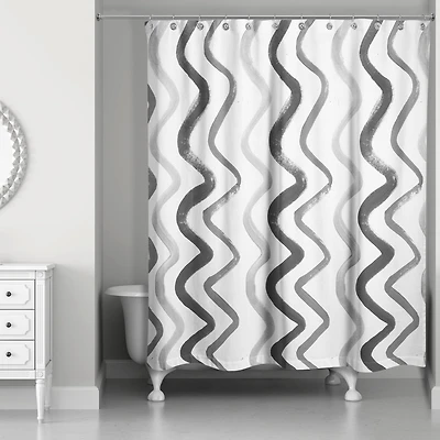 Squiggles Shower Curtain