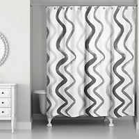 Squiggles Shower Curtain