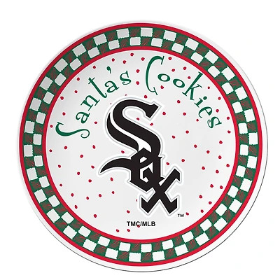 The Memory Company MLB 10" Ceramic Santa Cookie Plate