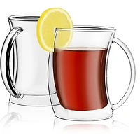 JoyJolt® Caleo Double Wall Coffee & Tea Glasses, 4ct.