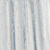 Hello Honey® 8.75" White Organic Stoneware Vase with Reactive Glaze