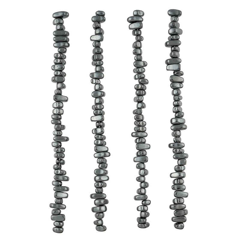 Black Hematite Chip Beads by Bead Landing™