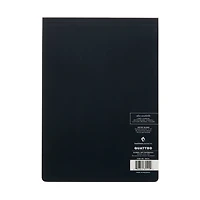 Global Art Quattro Black Blank Journal, 8.5" x 12"