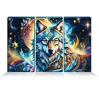 ArtSkills® Brilliant Art Mythical Wolf Stretched Canvas Diamond Painting Kit