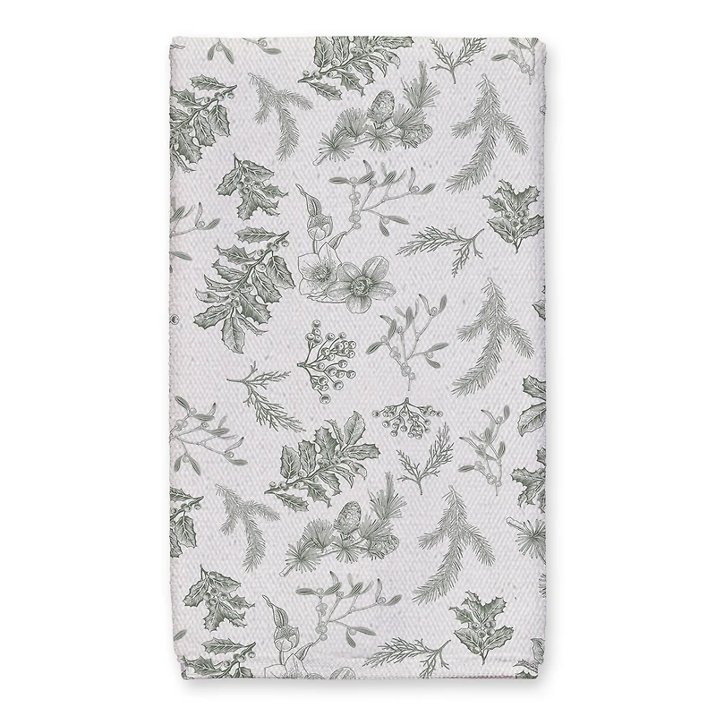 Merry & Bright Wreath Tea Towel Set