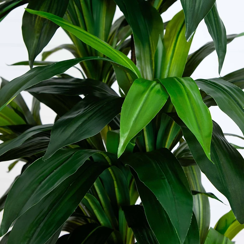 9ft. Potted Green Artificial Dracaena Tree with Real Touch Leaves