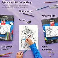 Arteza® Kids Activity Book, Connect the dots, 50 pages