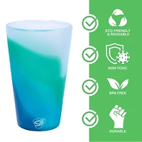 Silipint® 16oz. Mountain Air & Desert Sun Silicone Pint Glasses, 2ct.
