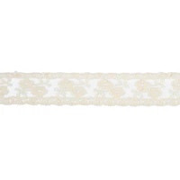 1.2" Ivory Embroidered Lace Trim by Celebrate It®