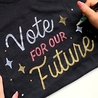 Tulip® Glitter Fabric Paint Markers, 5ct.