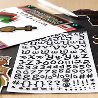 Recollections™ Glitter Alphabet Stickers