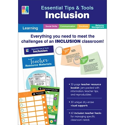Carson Dellosa® Essential Tips & Tools: Inclusion Classroom Kit, Grade PK-8