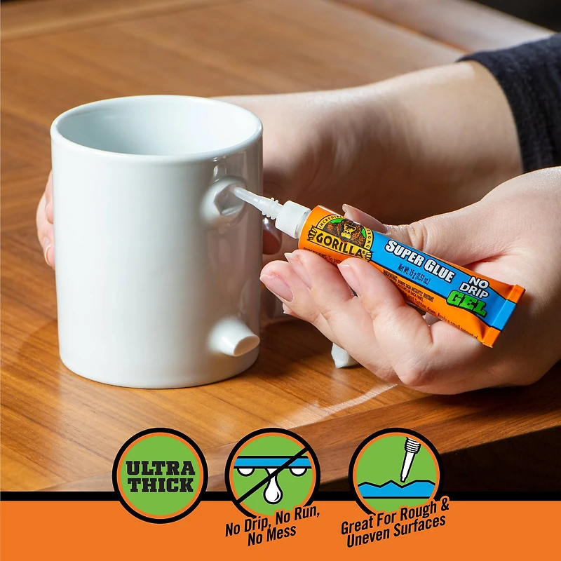 Gorilla® No Drip Gel Super Glue