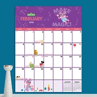 2026 Sesame Street Large Art Poster Wall Calendar