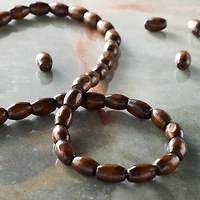 Brown Wood Oval Beads by Bead Landing®