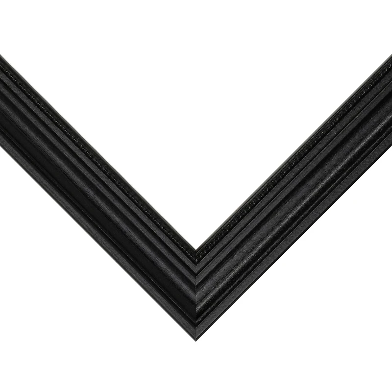 Frame USA Boardroom Black with Black Bead Single Image Picture Frame