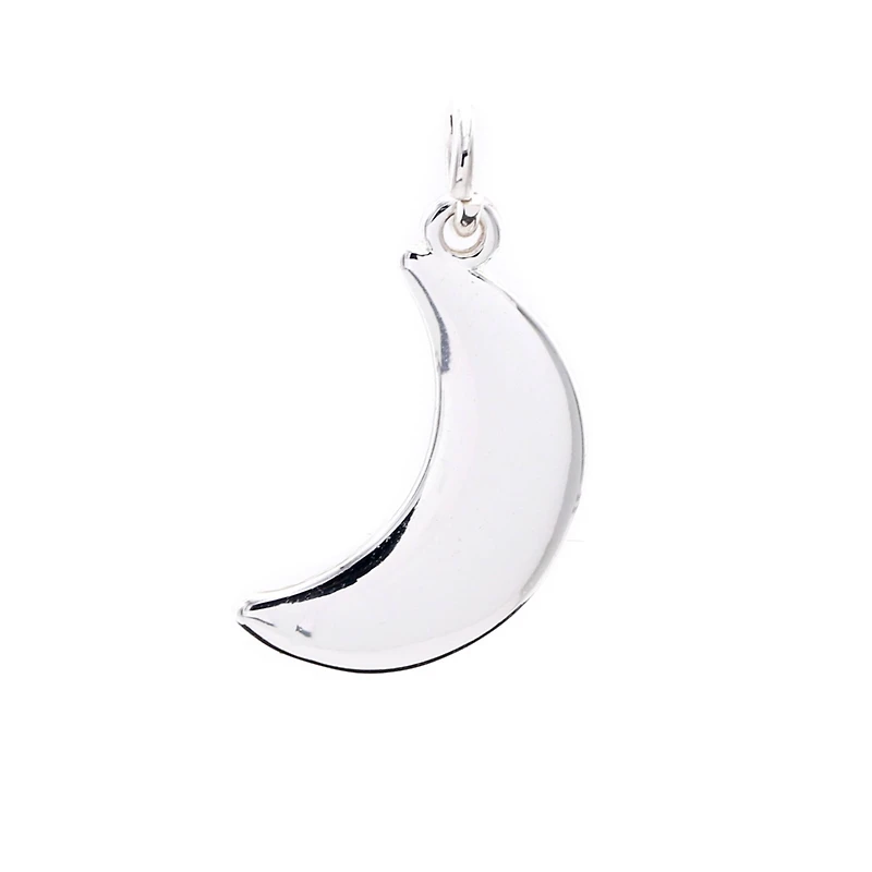 Charmalong™ Silver Plated Moon Charm by Bead Landing™