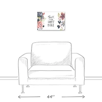 This Is My Happy Place 18" x 12' Canvas Wall Art