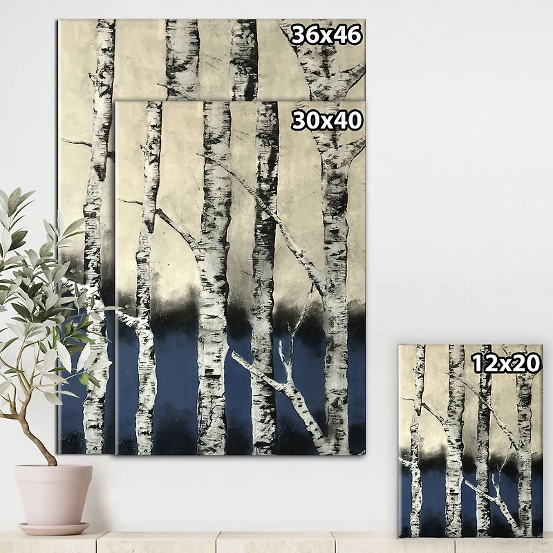 Designart - Winter Birch
