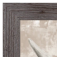 Creamy Tonal Cow Framed Print Wall Hanging