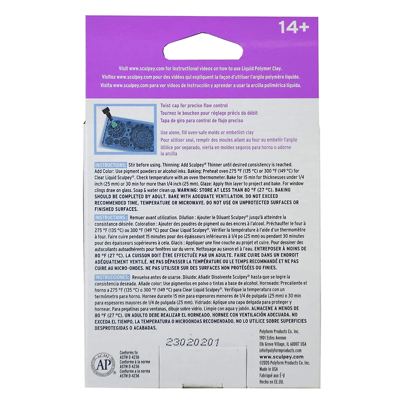 Liquid Sculpey® Primary Multi-Pack