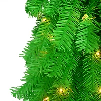 6ft. Pre-Lit Whimsical Artificial Wrapped Christmas Tree, Clear Lights