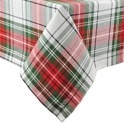 DII® Christmas Plaid Tablecloth