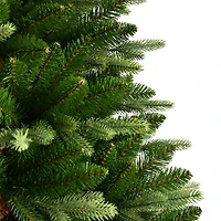 6ft. Unlit Alpine Artificial Christmas Tree in Burlap Sack